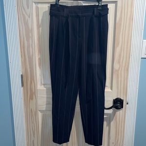 Navy blue and white pants
